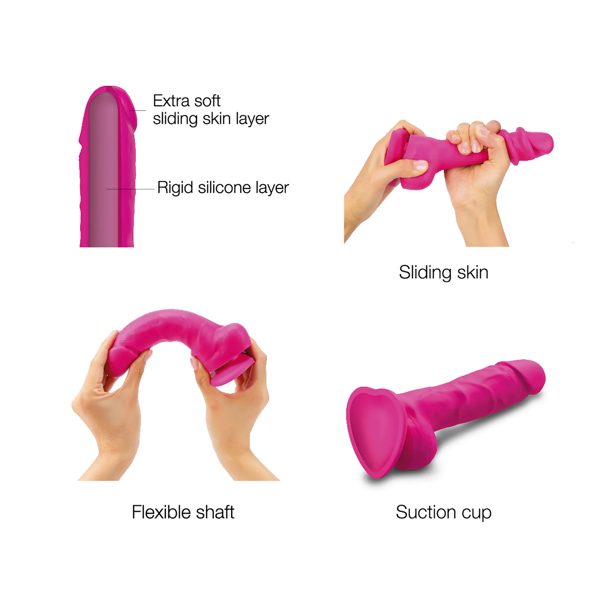 Sliding Skin Dildo Réaliste - Image 10